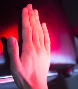 Red Light Therapy on Hand